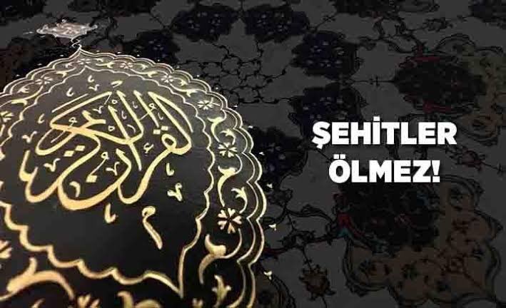 islamsozler's tweet photo. Allah yolunda öldürülenlere “ölüler” demeyin. 
Bilakis, onlar (Rableri katında) dirilerdir.
Fakat siz farkında değilsiniz.

(2/Bakara Suresi, 154) https://t.co/Ra4XDnQ8Xd