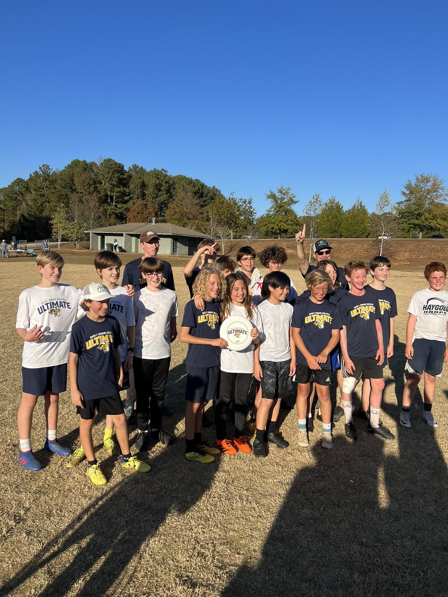 klhealan's tweet photo. @DTHActivities @APSHoward Let’s hear it for the DTH Ultimate B Team - taking home 1st &amp; 2nd place  in their tournament today! https://t.co/ZSqRjXCsSU