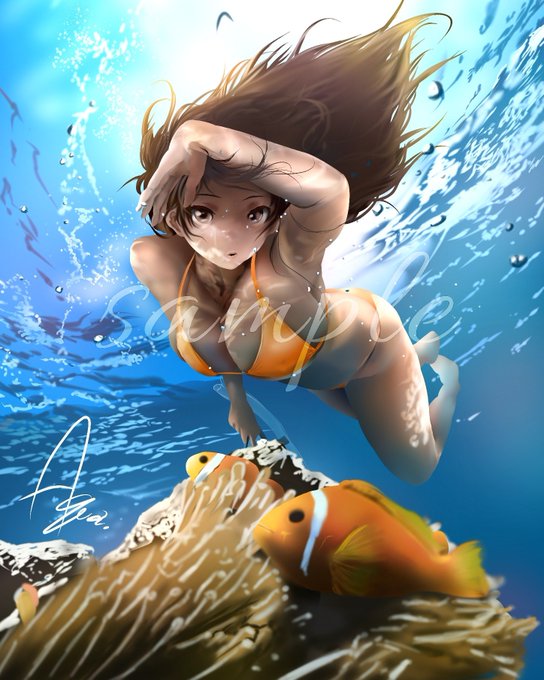 (⊃д⊂)オッ・・・∩・д・∩ ハァー
#3連休はフォロワーさんが増えるらしい 
#水中 