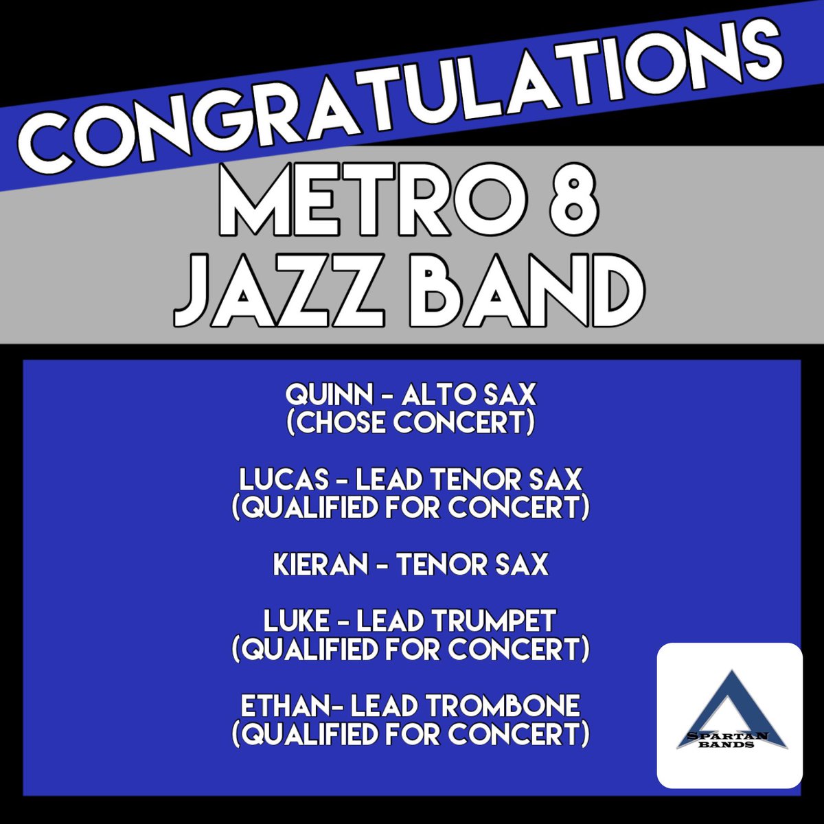 Saeger Spartan Bands (@saegerbands) on Twitter photo We are so proud of all of our students who prepared a Metro 8 Audition today! Congratulations to these students who were selected to be members of the 2023 Honor Bands! <a href="/fhcspartanbands/">FHC Spartan Bands</a> <a href="/ArtsFhsd/">FHSD Fine Arts</a> <a href="/SaegerMiddle/">Saeger Middle School</a> We are so proud of all of our students who prepared a Metro 8 Audition today! Congratulations to these students who were selected to be members of the 2023 Honor Bands! <a href="/fhcspartanbands/">FHC Spartan Bands</a> <a href="/ArtsFhsd/">FHSD Fine Arts</a> <a href="/SaegerMiddle/">Saeger Middle School</a>