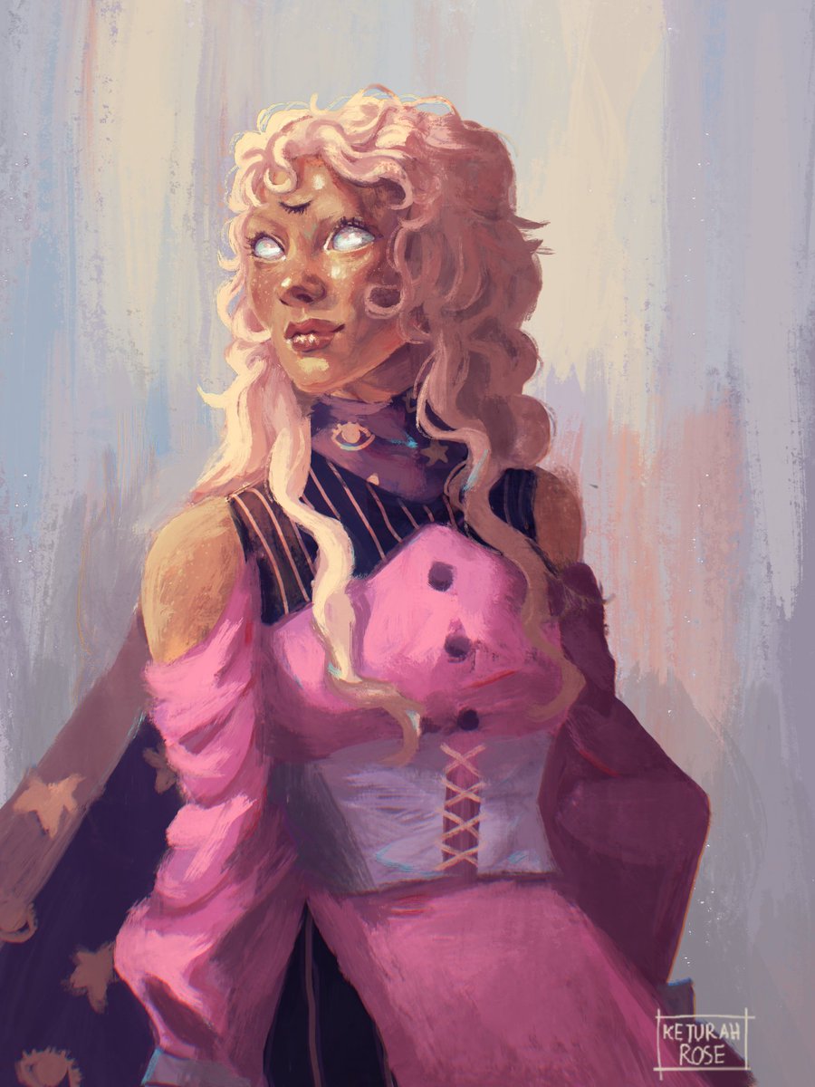 🥳 BIRTHDAY ARTWORK 🥳
for my good friend, Yaz, of her DnD OC! ✨️
#dndart