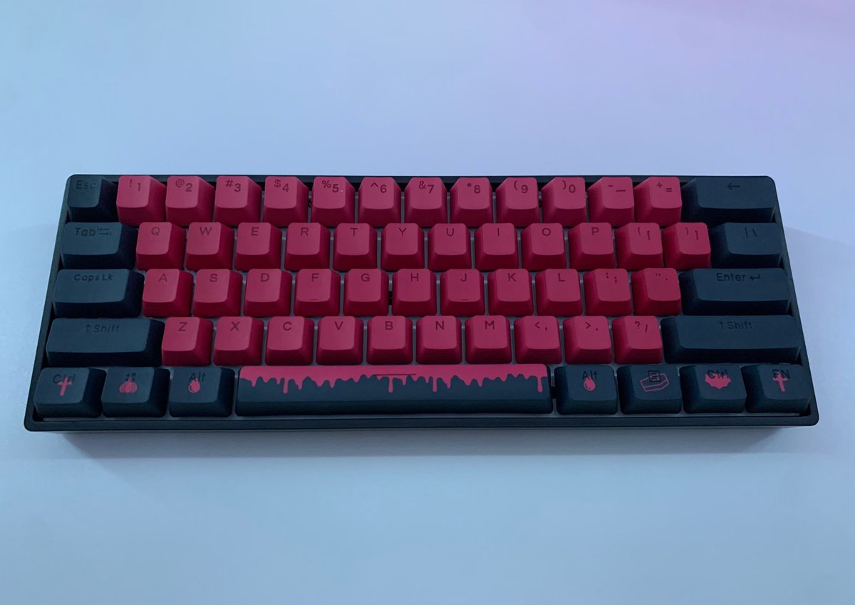 AlpheriorKeys's tweet image. 🧛💉💉💉💉🧛
#GIVEAWAY TIMME!!!🔥 We're Giving Away our AWESOME Blood Thirsty Keycap Set!

To Enter:
-Retweet &amp;amp; Like 
-Follow us &amp;amp; Bookmark
-Comment Something🥵

Winner Randomly Chosen in 48 Hours 🥳🎉 Good Luck Everyone! AlpheriorKeys.com❤️‍🔥