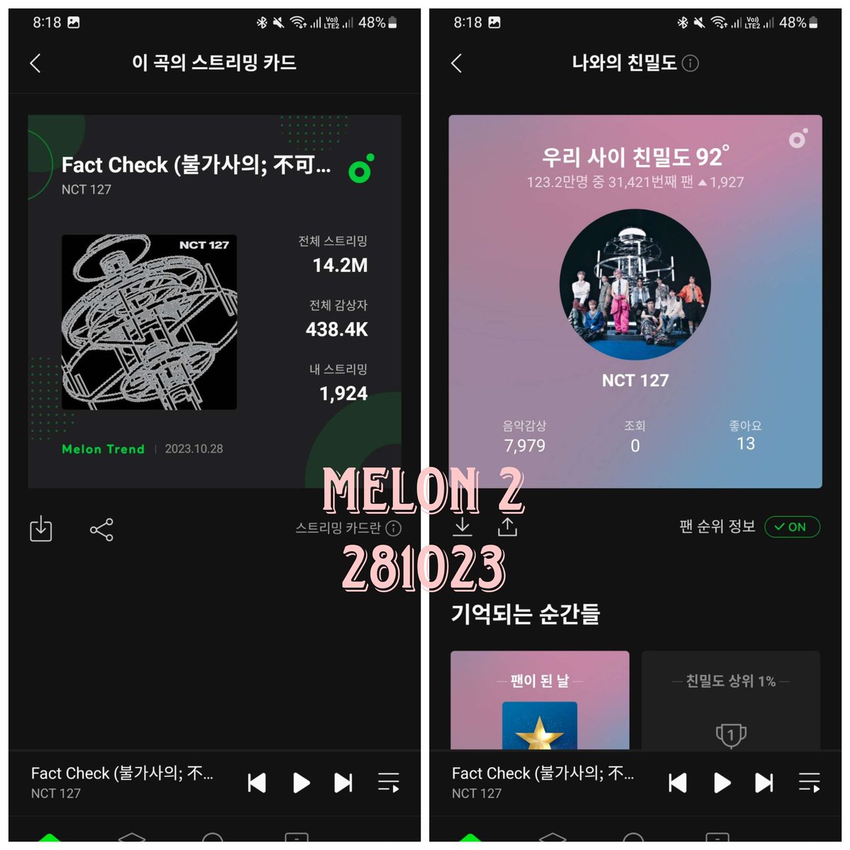 infoteam127's tweet photo. [MELON CREW] 
28/10/2023
20 TIM
(1-4)

#MelonCrew #StreamingCrew127 
@127Fund https://t.co/x8y8jCiZpl