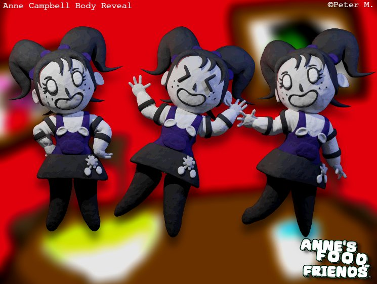 Anne Campbll Full body Reveal

Anne's Food and Friends, in some point!

#originalcharacter #oc #3dart #indiegames