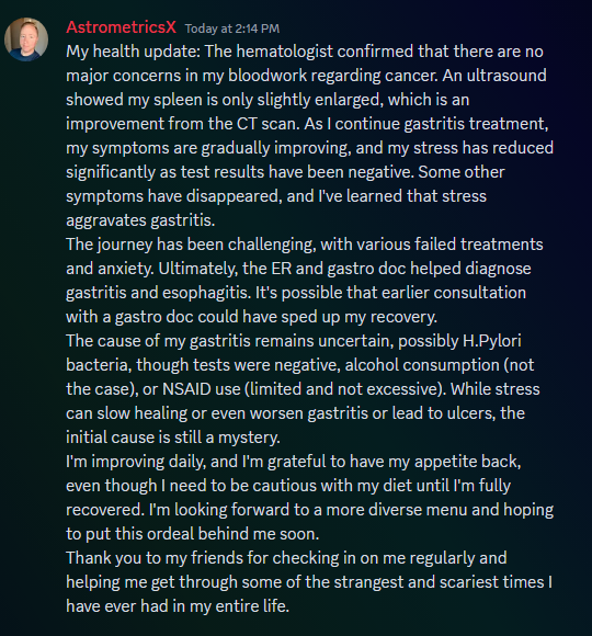 Hopefully this will be my last update on this whole nightmare I have been going through.