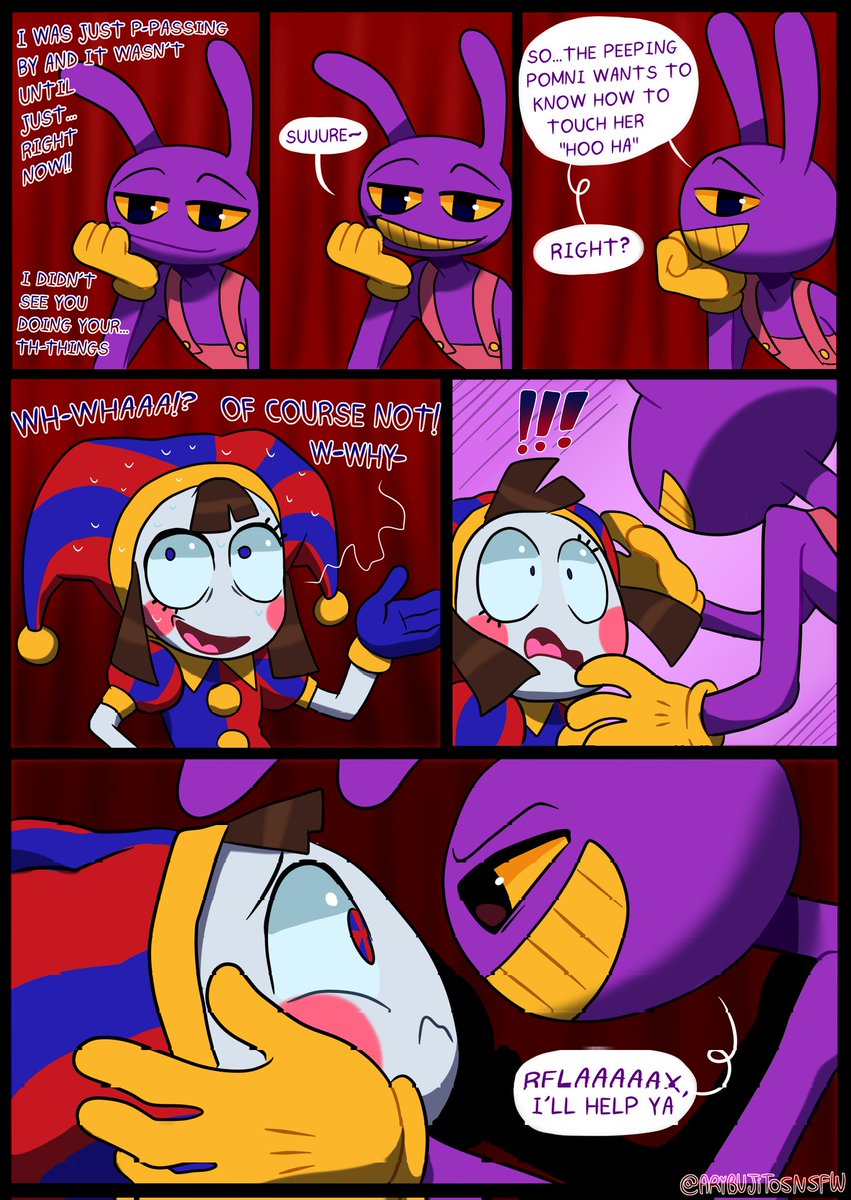 AribujitosNsfw's tweet photo. JaxxPomni part 3 (english) 

#TheAmazingDigitalCircus #TheAmazingDigitalCircusJax #TADCjax #tadcpomni https://t.co/xnNYp53CYH