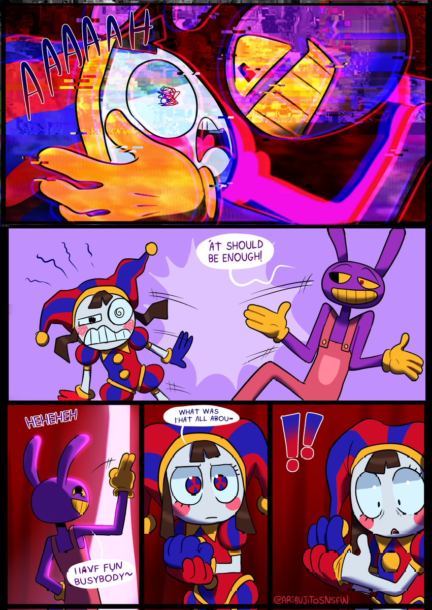 AribujitosNsfw's tweet photo. JaxxPomni part 3 (english) 

#TheAmazingDigitalCircus #TheAmazingDigitalCircusJax #TADCjax #tadcpomni https://t.co/xnNYp53CYH