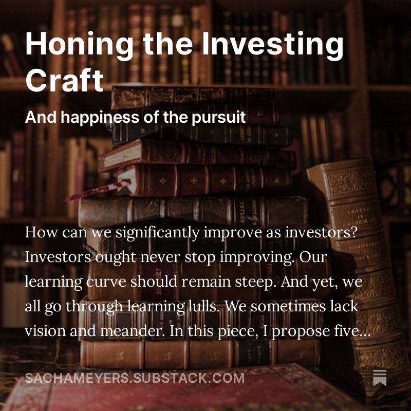 sacha_meyers's tweet photo. Thoughts on improving as an investor.

https://t.co/uvf0JH8612 https://t.co/Vbz8LHH0SE