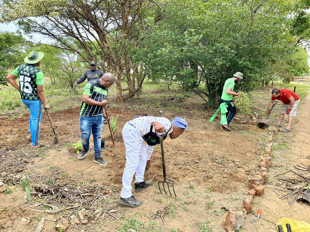 henriettefroh's tweet photo. ActionSA activists &amp; Ward 64 branch members support a resident who is turning an illegal dumping site into a cactus garden. Love community initiatives like this!

#ward64byelection #letsfixourward https://t.co/1ReIJBKniD