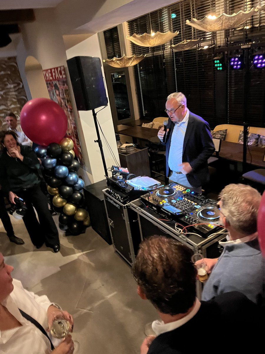 OVStVecht's tweet image. Jubileumfeest 50 jaar OVSV bij ‘t Amsterdammertje! Voorzitter Rijchart van Oort blikt terug