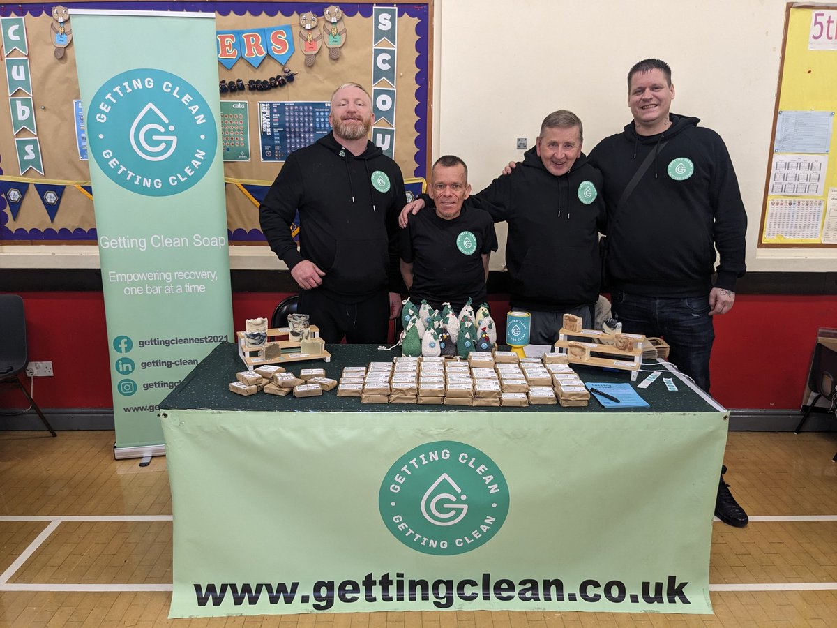 LEROLeeds's tweet photo. An absolutely brilliant day with the Getting Clean team down at Oakwood Craft fair at Oakwood Church. Today was amazing and being able to share our recovery with the community and being received so well just fills us with HOPE!
#wegotsoap #wegothope #freedom https://t.co/TF3njeEkvM