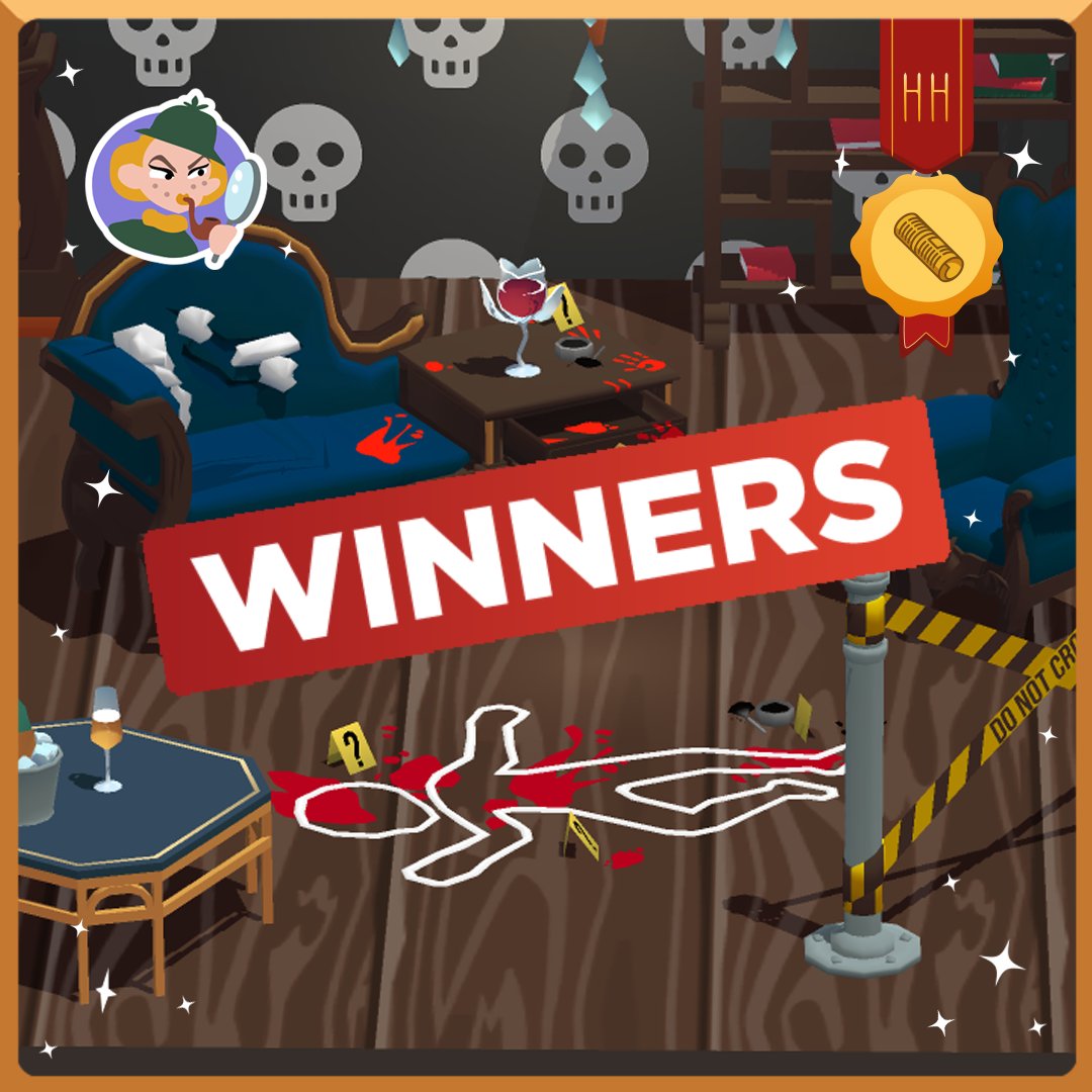 HdwReport's tweet image. 🏆 ∣ Congratulations to the winners of our incredible Hideaween 2023 quest! 

After hours of mystery and adventure, we are thrilled to unveil the names of this year's brightest detectives. 

🥇 1st Place: Mเrลทเ 
🥈 2nd Place: Lukaƨシ
🥉 3rd Place: Muglerized

#HotelHideaway