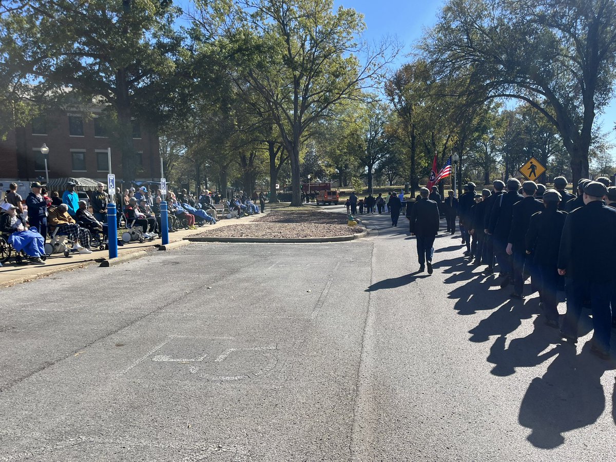 paynejt's tweet photo. @stewartscreekhs Great to march in the Veterans Day Parade on the Murfreesboro Campus for first time since 2019. https://t.co/v45m6MQEzE