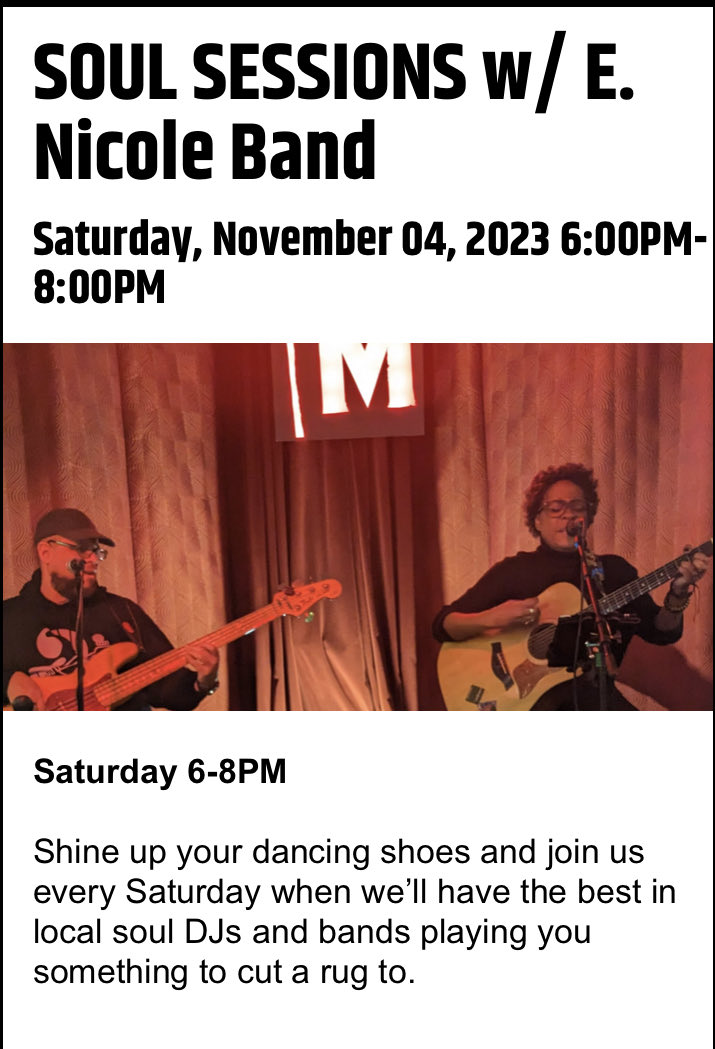 ⁦@MKTBAR⁩ #LiveMusic #Saturday