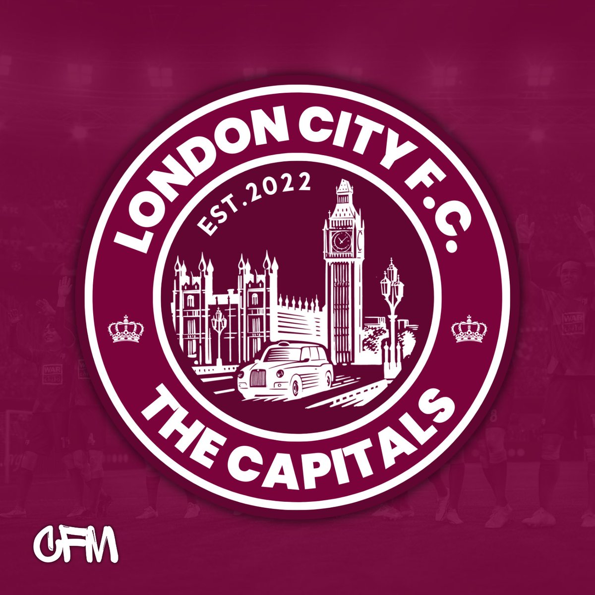 JamieTarrant's tweet image. Bringing back London City FC again when the editor becomes available. I just can’t seem to agree on a colour scheme though! 🚖 #FM24 #CustomClub
