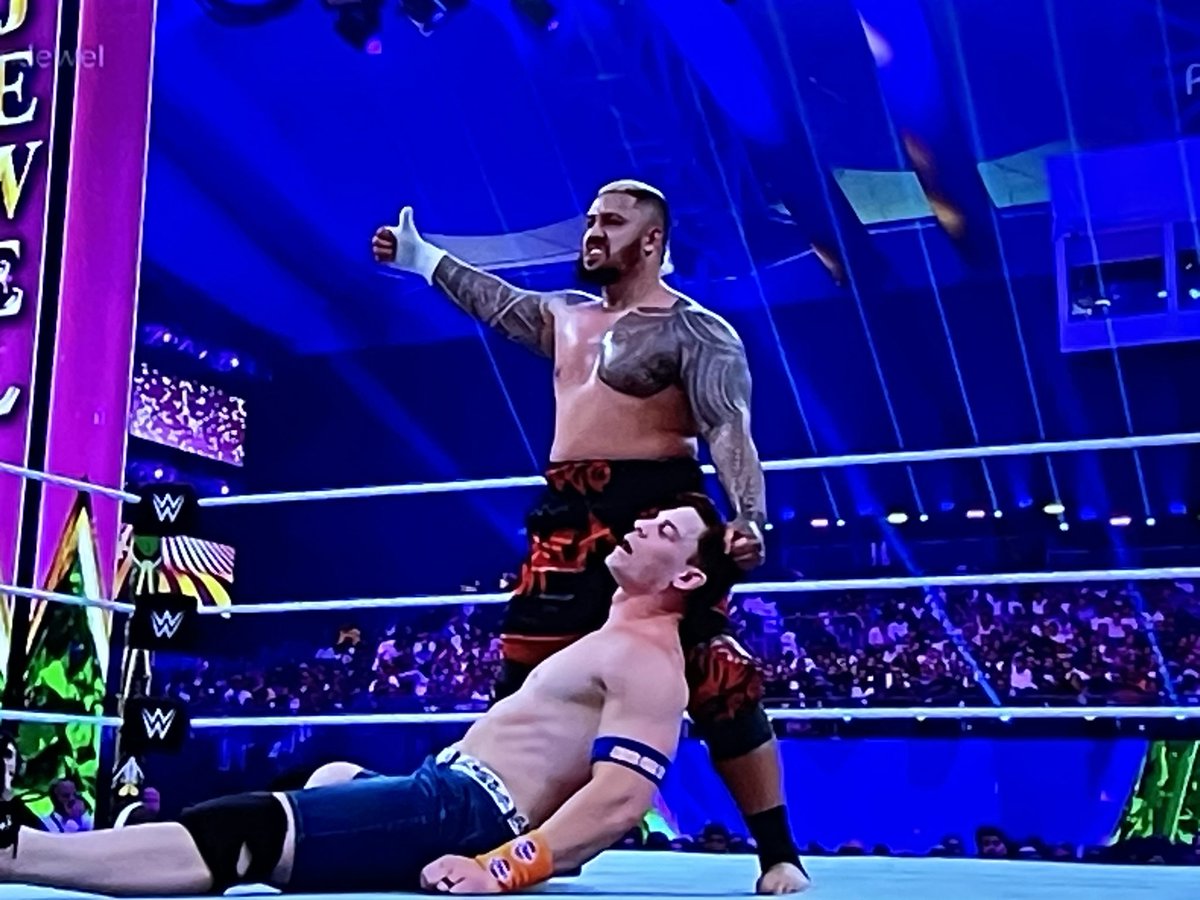 bigdaddyGOC's tweet photo. The Samoan Dynasty! Nothing else to say! #WWECrownJewel #SamoanDynasty #Bloodline #UltimateUce #WWE https://t.co/bq0jfBVJZZ