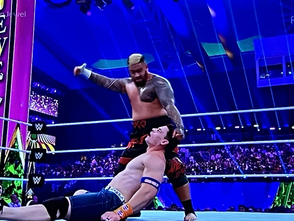 bigdaddyGOC's tweet photo. The Samoan Dynasty! Nothing else to say! #WWECrownJewel #SamoanDynasty #Bloodline #UltimateUce #WWE https://t.co/bq0jfBVJZZ