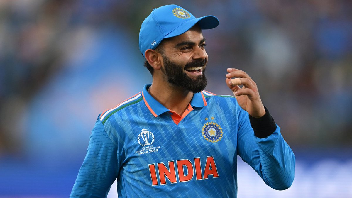 AdityaPraSingh's tweet photo. VK18's remarkable achievements and records have solidified legacies in Indian Cricket. Sir your dedication and passion for the game have been an inspiration to us Best of luck for the CWC'23 and may good health accompany you always 🎂🎉
#HappyBirthdayKingKohli 
#ViratKohli ❤️👑🇮🇳 https://t.co/8FnYLgUjaO