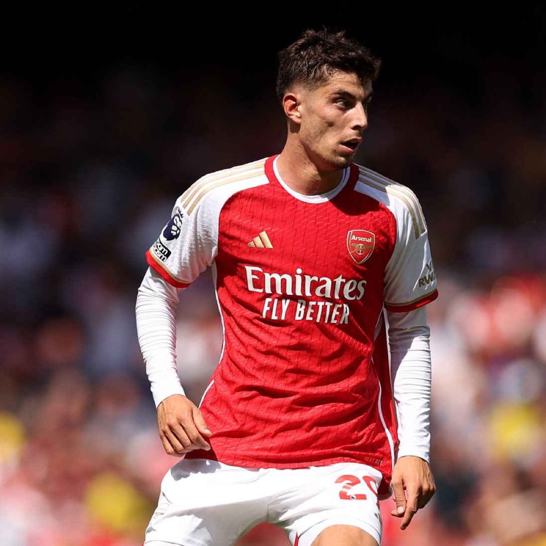 PLFrance_'s tweet photo. La statistique qui fait mal pour Kai Havertz. 

Il a reçu 4 fois plus de cartons jaunes (4) qu'il a enregistré de tirs cadrés (1) en Premier League cette saison. 

(@WhoScored) https://t.co/RxS37rMP6x