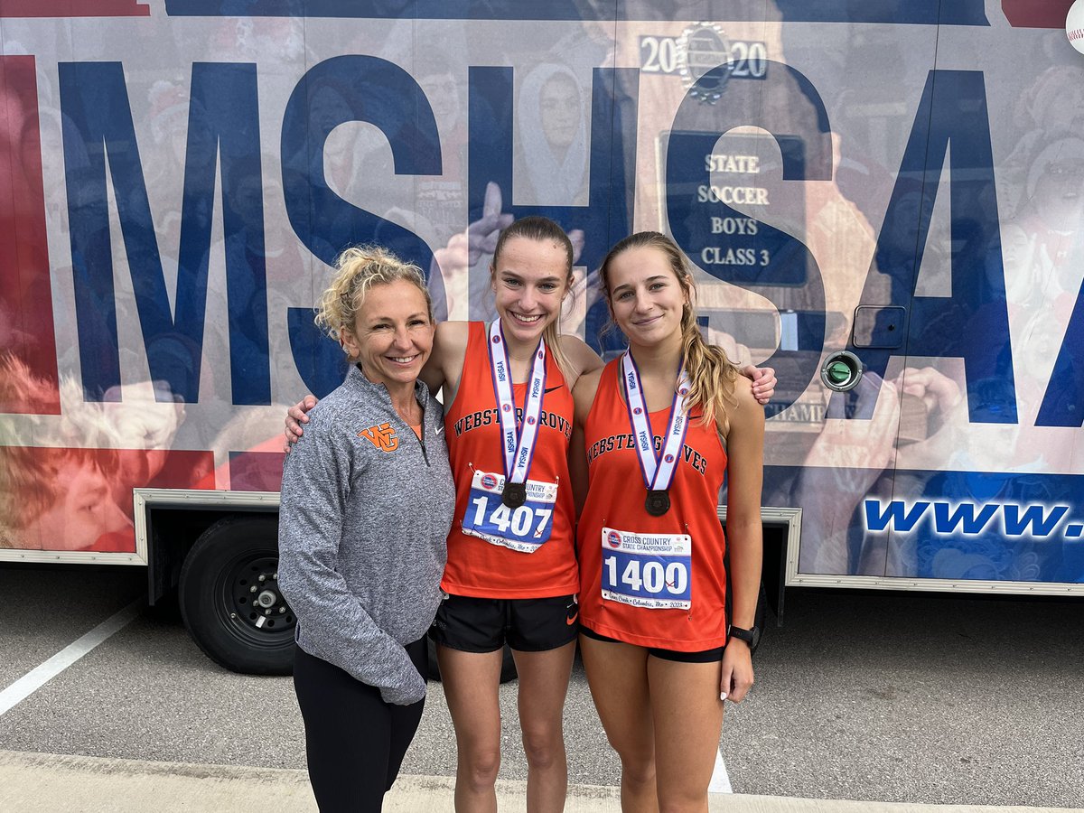 statesmensports's tweet image. Congratulations to junior Parker Allen and freshman Carson Selby on earning state XC medals today placing 10th and 11th respectively!

And congrats to our girls team who placed 7th overall in the Class 4 race!