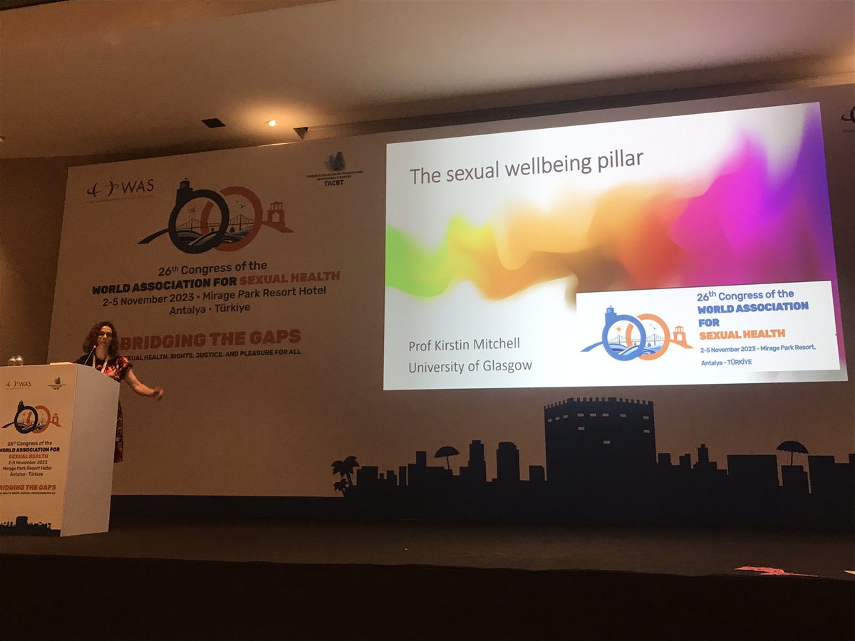 dilannkilic's tweet image. Great presentation about Comprehensive Public Health solutions to sexual inequities at #WAS2023 by @KMitchinGlasgow @thepleasureproj Anne Philpott, Lianne Gonsalves and Alain Giami 💐 #WAS2023