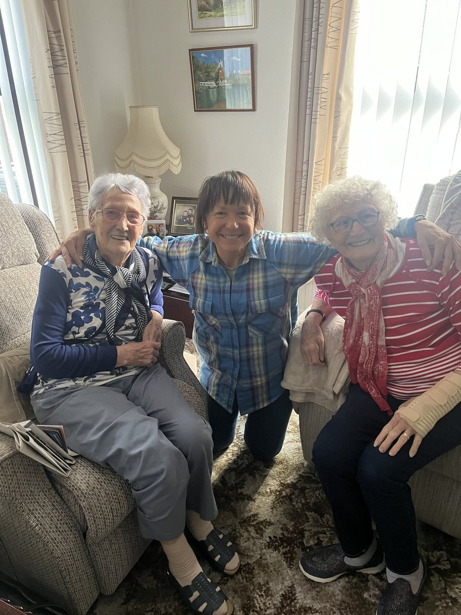 These “young” ladies have 190 years between them. My mum 93 and her sister (my aunt) 97. They are amazing for their years. Still as feisty as ever! Still both living in their own homes.