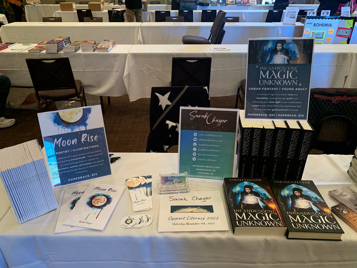 authsarahchayer's tweet photo. If you’re in the area, make sure to swing by Stone Harbor for “Support Literacy 2023” anytime between 2-6pm. There are over 50 authors supporting this event, so stop by to browse the various titles or take part in the silent auction. #supportliteracy https://t.co/pYTu8pb6J7