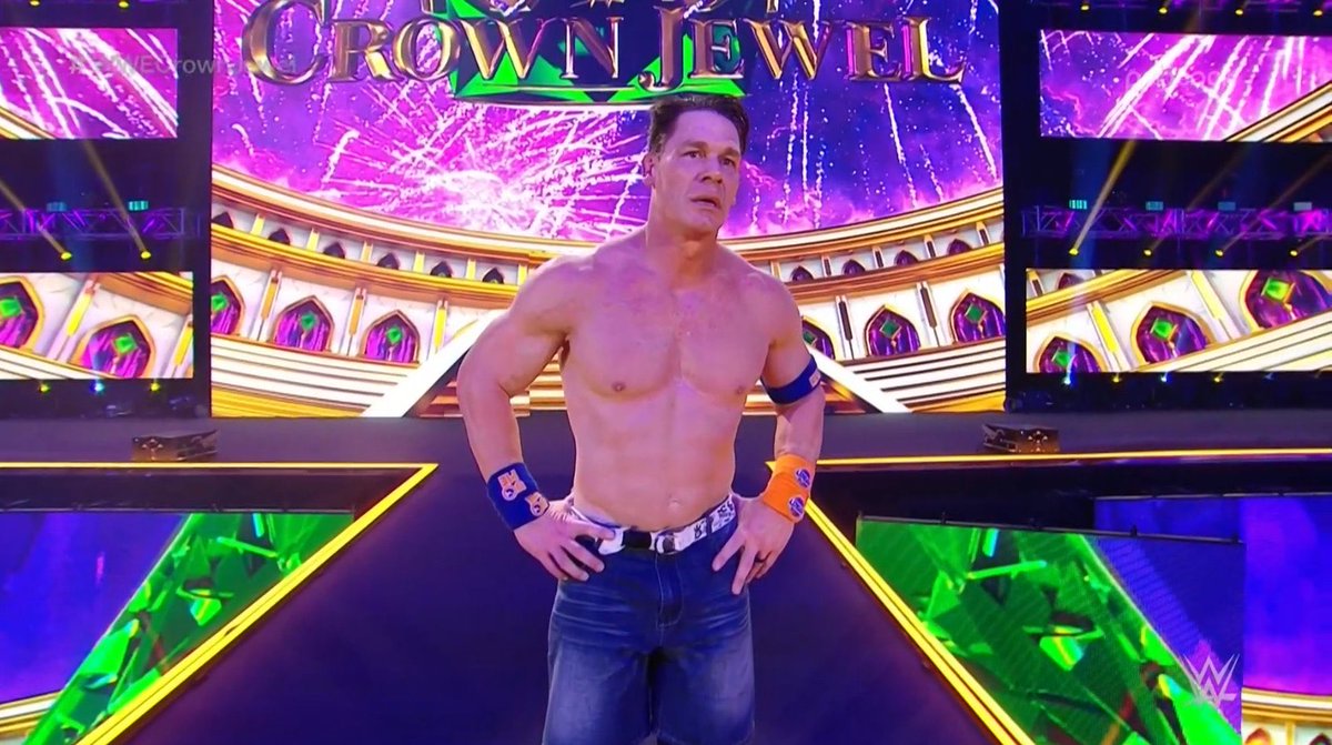 weshlateam's tweet image. 👏🏼👏🏼👏🏼👏🏼👏🏼👏🏼👏🏼 @JohnCena #WWECrownJewel #WWECrownJewelML