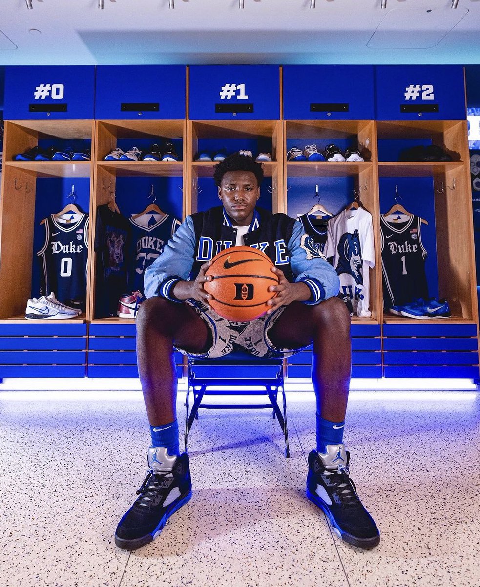 BlueDevilNation's tweet photo. Patrick Ngongba is a DUKE BLUE DEVIL!  Scheyer and the staff are unstoppable. https://t.co/ijBxBU6sYe