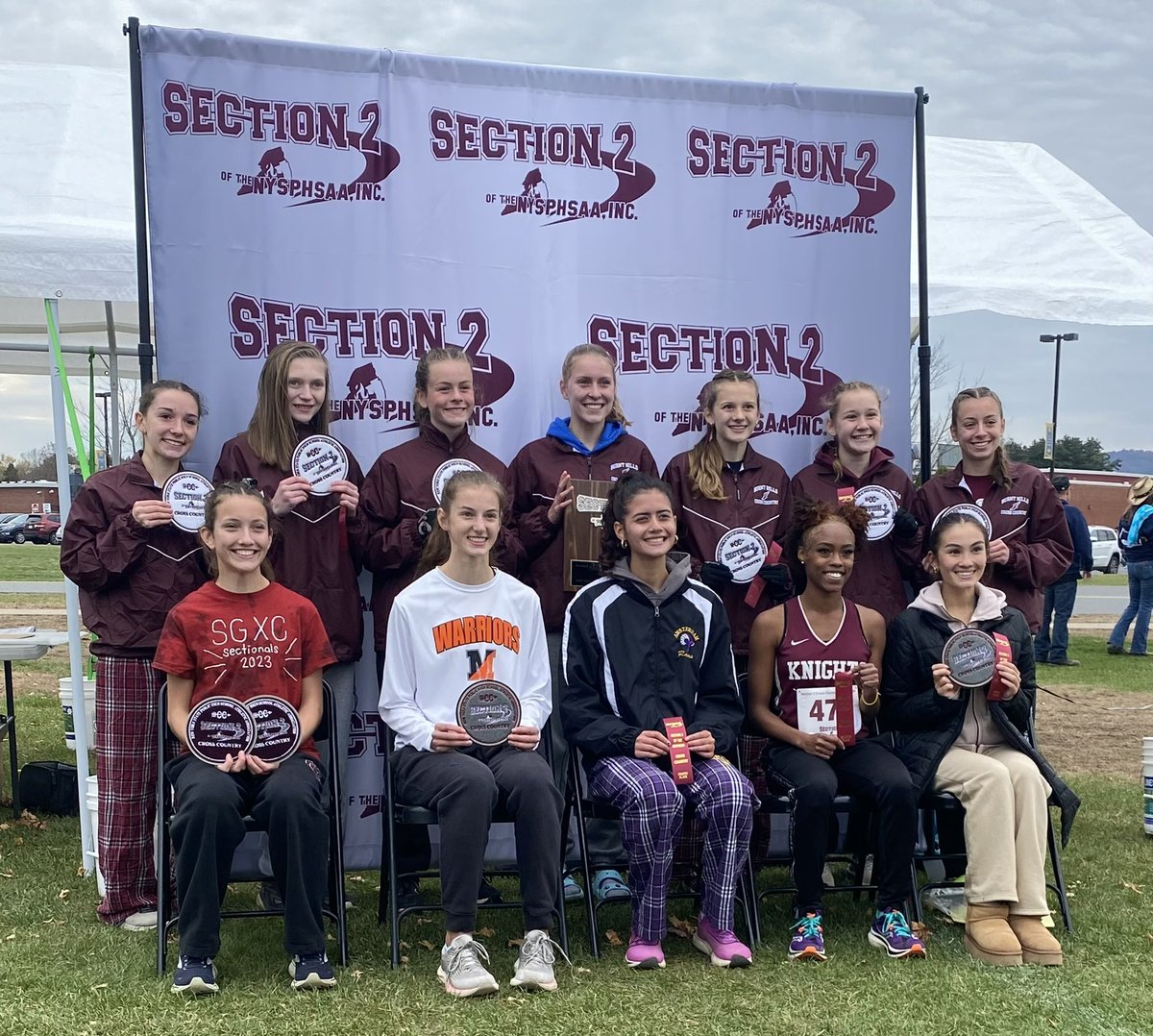 Congratulations 🎉 to <a href="/AmsterdamTF_XC/">Amsterdam Rams Track</a> Gianna Crespo Julia on her 4th Place finish in the Section 2 Class B Girls race! She earns a trip to the state meet at Vernon Verona Sherrill High School on November 11, 2023. Way to go Gianna!!!! #RFBT