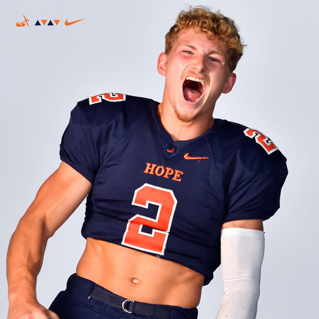 TOUCHDOWN! A Nick Flegler forced fumble sets up another short field for the Flying Dutchmen. Chance Strickland cashes in with his 16th rushing touchdown of the season, a 4-yard run. #d3fb

Hope 31, Trine 21, 3:26 3rd quarter