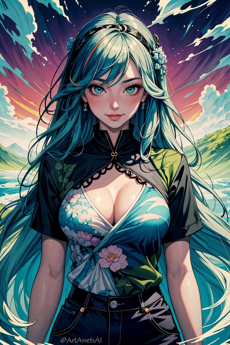 ArtAssetsAI's tweet photo. Remember, every day is a canvas of opportunity - to explore, create, and dream 💞 

#AIArt  #AIGirl