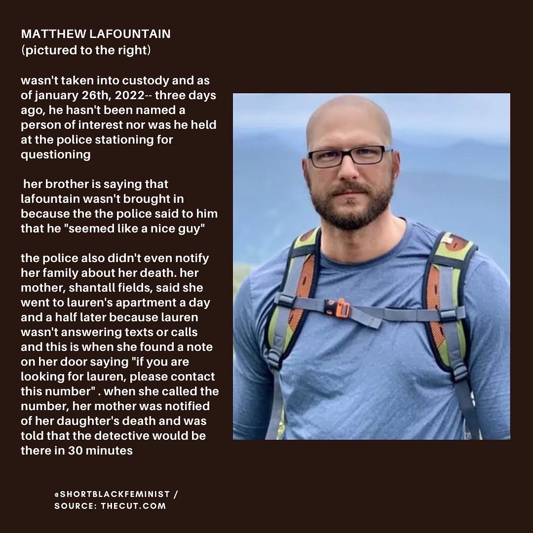 blm860's tweet photo. Dear Bridgeport, who you vote for matters! 

The same police that wanted to make an arrest after someone leaked the video of Joe Ganim’s campaign cheating chose NOT TO SPEAK to the last person that saw #LaurenSmithFields alive! 

https://t.co/BuPPgErq59 https://t.co/jBc6cpTQhv
