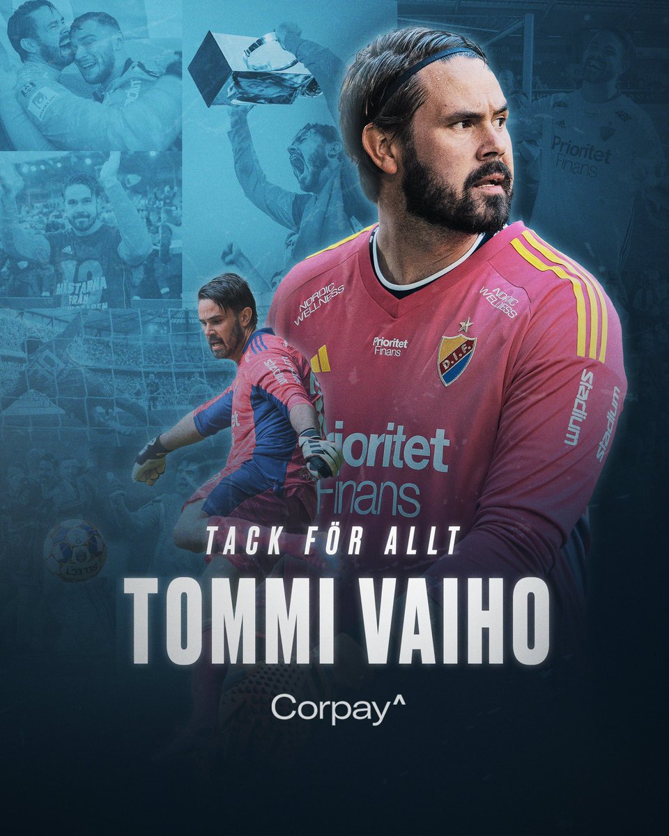 Tack för allt Tommi Vaiho! 🏆

Han kom till Djurgården redan 2004 och sedan dess har Tommi Vaiho skrivit in sig i DIF-historien som järnkamin och guldhjälte när han nu tackar för sig 💛❤️💙