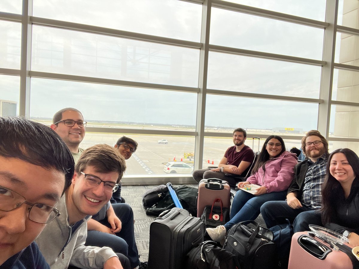 Shawn Lu (@sharkdoescheme) on Twitter photo Ready for AIChE 2023!
On the way to Orlando with my colleagues from <a href="/UMichChE/">Michigan Chemical Engineering</a>! Ready for AIChE 2023!
On the way to Orlando with my colleagues from <a href="/UMichChE/">Michigan Chemical Engineering</a>!