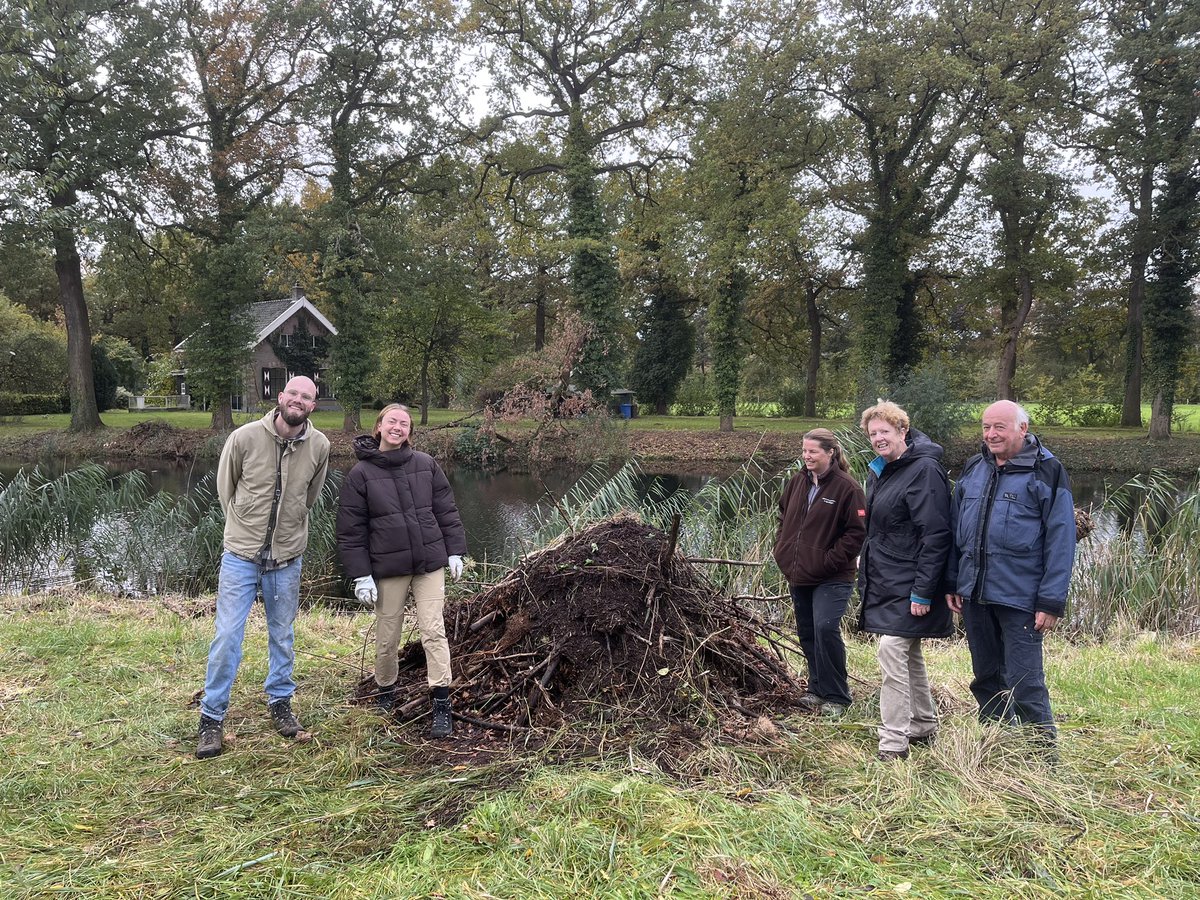 CeesdeJong1's tweet photo. Prachtige #natuurwerkdag op #FortbijRijnauwen met aanleg #sporenbak en omzetten #ringslangbroeihoop. Bescherm natuur en wordt #Vriend en/of #vrijwilliger van het grootste en groenste fort van de Nieuwe Hollandse Waterlinie https://t.co/SefCIjVTGf