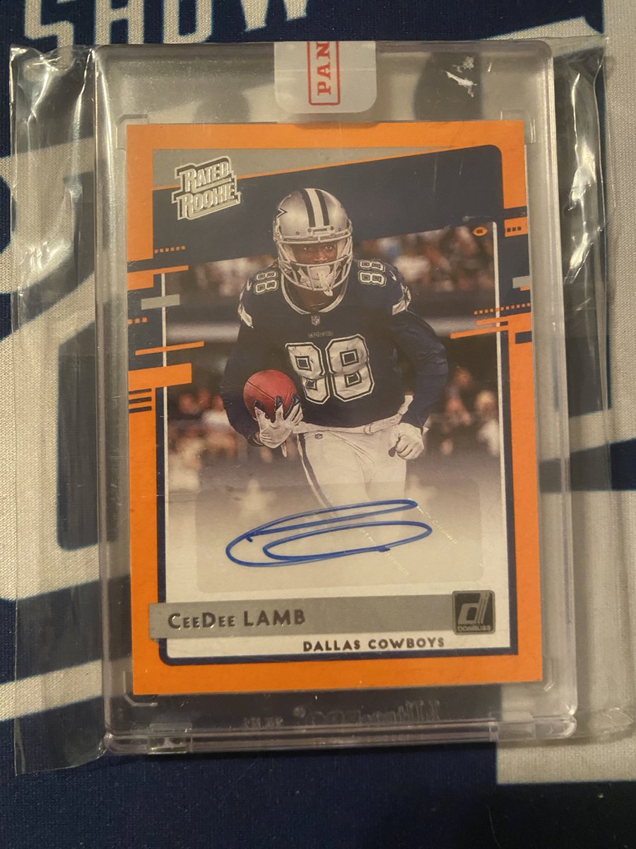 ItsYourBoyGhost's tweet photo. CeDee Lamb auto
$100
@HobbyConnector @sports_sell https://t.co/kltlOg6Scj