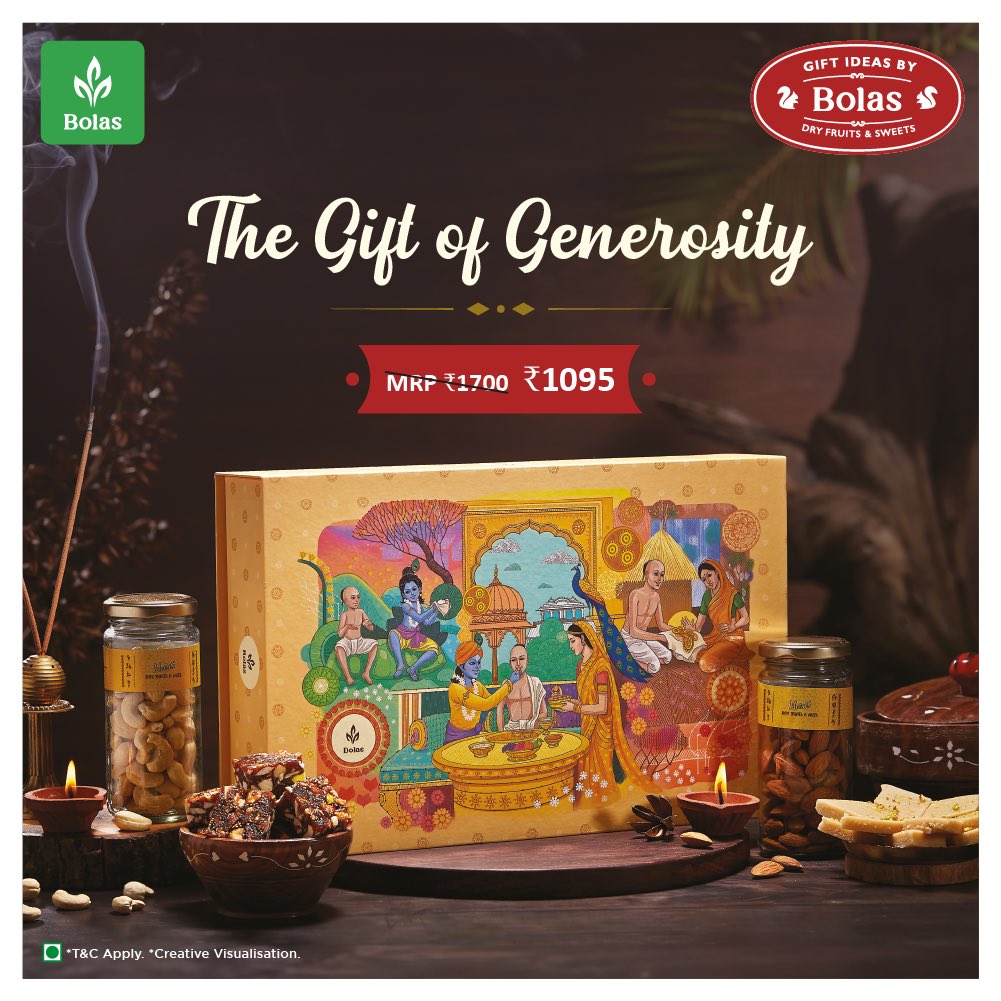 Bolasindia's tweet photo. Bolas Heritage Series: Gift memories with dryfruits, sweets, and stories. Ideal for gifting clients, friends, and family! To explore our collection, please visit our website https://t.co/OdJ2Wgwxti

#DiwaliwithBolas https://t.co/WF1qUAuVNT