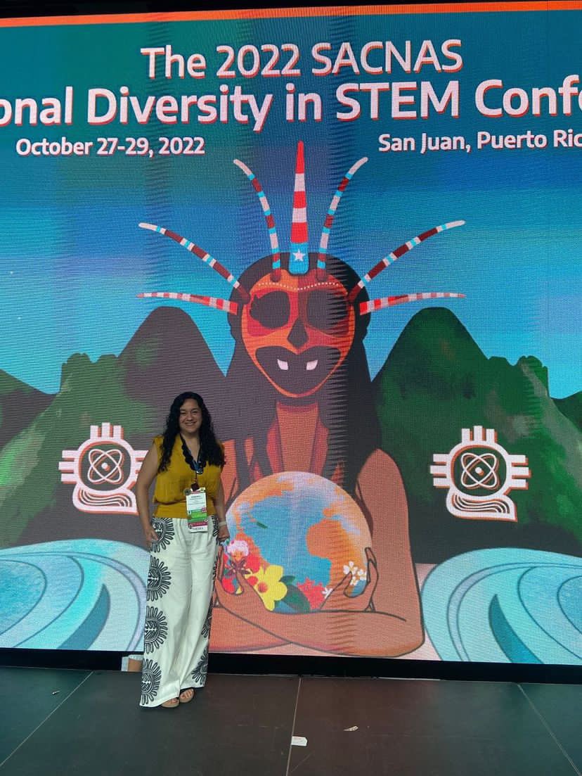 Meeting your STEM friends IRL: A Series 🧪✨

Meet @semarhyquinones! Chances are, you already have! Not only is she a respected scientist, but an artist! She designed the conference logo for SACNAS ‘s #2022NDiSTEM.

Yet, we met even earlier!
