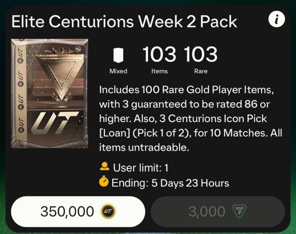 FutPharaoh's tweet image. Who wants this pack?

✅Follow 
❤️Like this tweet
❤️Like pinned tweet
🔁Retweet both

Will send the points for this pack 🔥