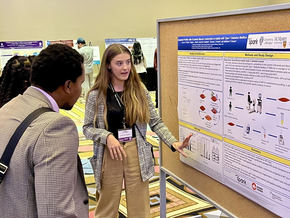 Matthew Krause (@matthewkrause01) on Twitter photo Lauren Perkins <a href="/uwinkinesiology/">UWindsor Kinesiology</a> presenting her work on the effects of exercise and type 1 diabetes on muscle damage at the <a href="/wesparkhealth/">wesparkhealth</a> Health Research Conference. Well done, Lauren! #YQGHealthResearchConference Lauren Perkins <a href="/uwinkinesiology/">UWindsor Kinesiology</a> presenting her work on the effects of exercise and type 1 diabetes on muscle damage at the <a href="/wesparkhealth/">wesparkhealth</a> Health Research Conference. Well done, Lauren! #YQGHealthResearchConference