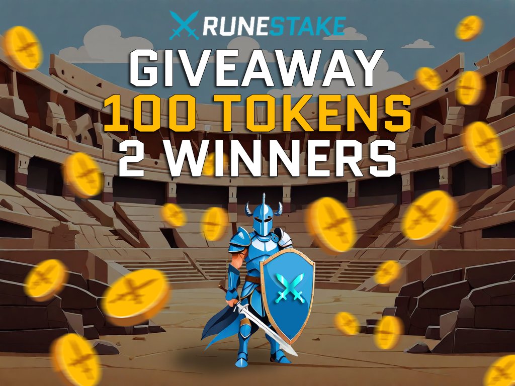 runestake's tweet image. 100 Tokens #giveaway 🤑   
We will select 2 winners and award them with 50 tokens each! 
Rules: 
1️⃣Must follow, like, and retweet   
2️⃣Tag 2 Friends.
You can tag as many different friends as you want! 

Winners will be chosen on November 11th.
 #crypto #virtualarcade #competition…