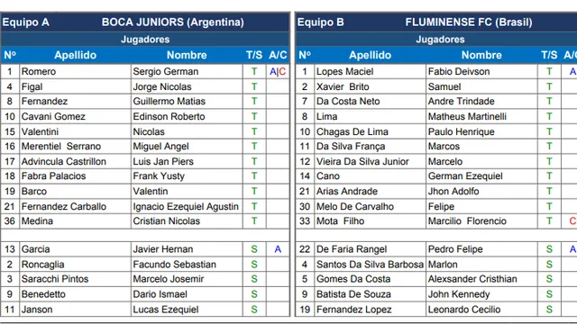 Fluminense x Boca Juniors: final da Libertadores ao vivo, horário do jogo e  escalação