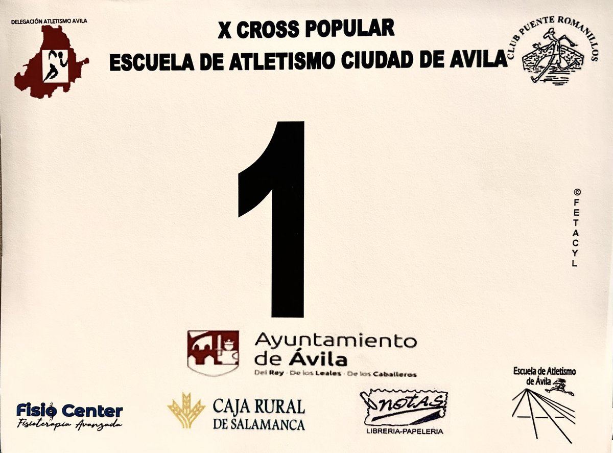 🔴🔴🔴 MAÑANA a partir de las 9.30 puedes pasar a recoger tu dorsal en el Kiosko del Soto (Country Soul). 🔴🔴🔴 <a href="/CRSASALAMANCA/">Caja Rural de Salamanca</a> <a href="/FisioCenter7/">Fisio Center</a> <a href="/Ayto_Avila/">Ayuntamiento Ávila</a> #librerianotasavila