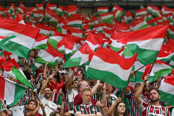 goleadadazoeira's tweet photo. sem exagero, o fluminense tá fazendo a maior festa da história de um time brasileiro na Libertadores 

📸 @celsopupo https://t.co/a6fxUc2vDg