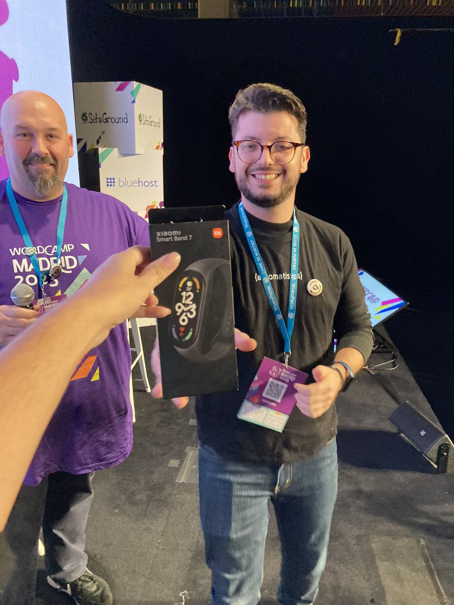Clara Ávila (@claraavilac) on Twitter photo Tres ganadores en la <a href="/WordCampMad/">WordCamp Madrid</a> de la mano de <a href="/GoDaddyPro/">GoDaddy Pro</a>
Three winners at <a href="/WordCampMad/">WordCamp Madrid</a> thanks to <a href="/GoDaddyPro/">GoDaddy Pro</a>. Tres ganadores en la <a href="/WordCampMad/">WordCamp Madrid</a> de la mano de <a href="/GoDaddyPro/">GoDaddy Pro</a>
Three winners at <a href="/WordCampMad/">WordCamp Madrid</a> thanks to <a href="/GoDaddyPro/">GoDaddy Pro</a>.