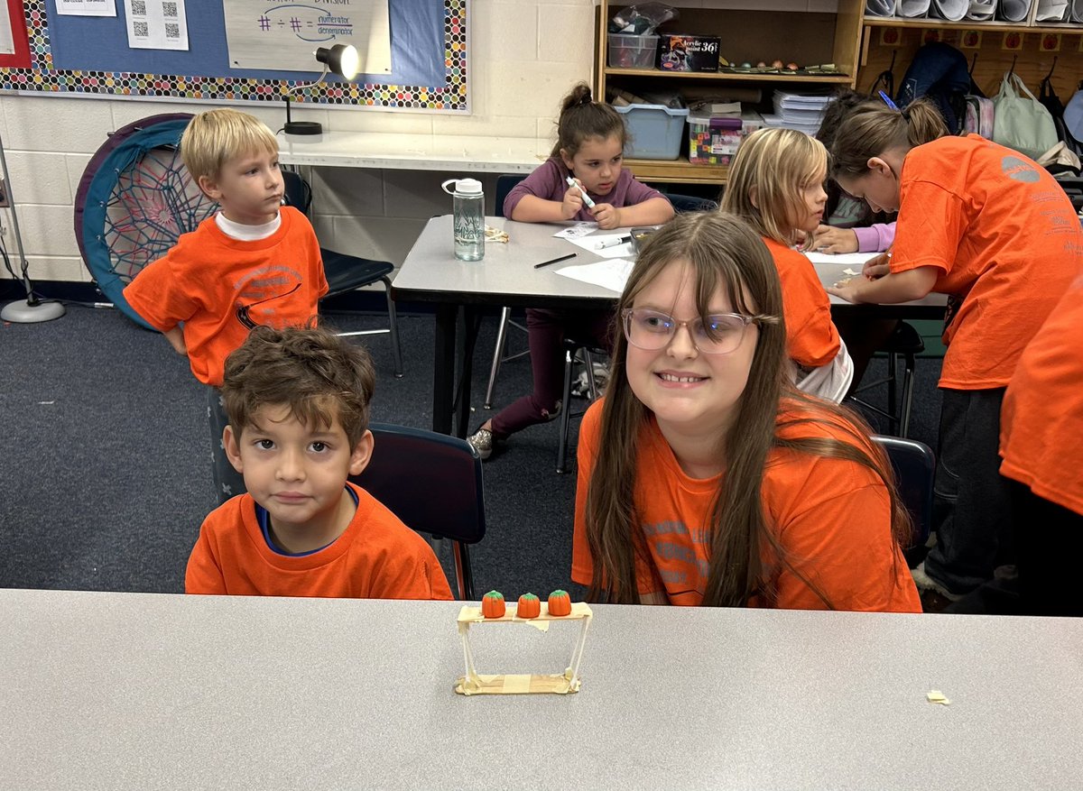 Build a bridge stem challenge with our buddies!
