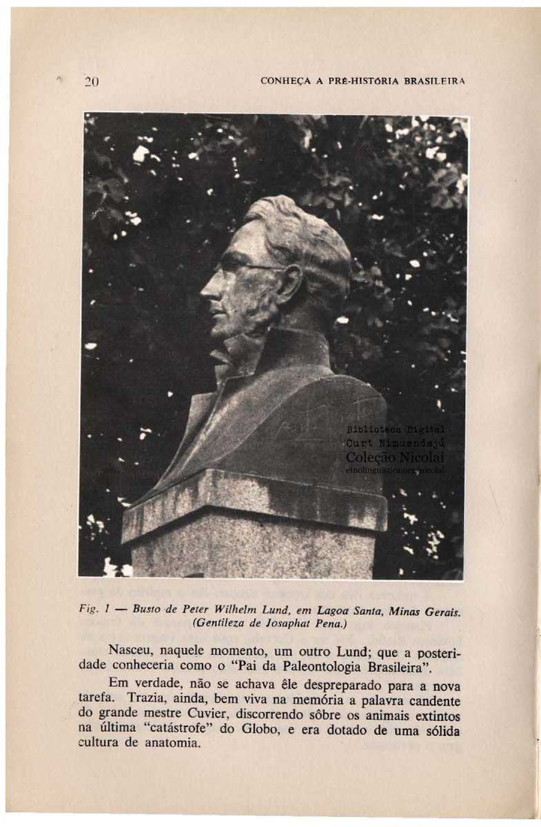 nimuendaju's tweet photo. "Fig. 1 - Busto de Peter Wilhelm Lund, em Lagoa Santa, Minas Gerais. (Gentileza de Josaphat Pena.)"
https://t.co/S7lRt02oel https://t.co/g9C5WcEvmW