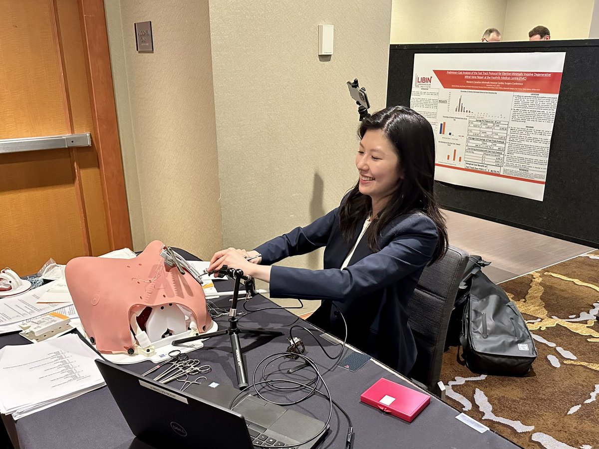Sophie Weiwei Gao (@sophieweiweigao) on Twitter photo Getting up close with the mitral valve thanks to <a href="/DrAbs2024/">Abs</a> <a href="/GBisleri/">Gianluigi Bisleri, MD</a> at #MICS2023 fantastic simulator and learning tool! <a href="/MacCVSx/">McMaster Cardiac Surgery</a> is getting their very own soon Getting up close with the mitral valve thanks to <a href="/DrAbs2024/">Abs</a> <a href="/GBisleri/">Gianluigi Bisleri, MD</a> at #MICS2023 fantastic simulator and learning tool! <a href="/MacCVSx/">McMaster Cardiac Surgery</a> is getting their very own soon