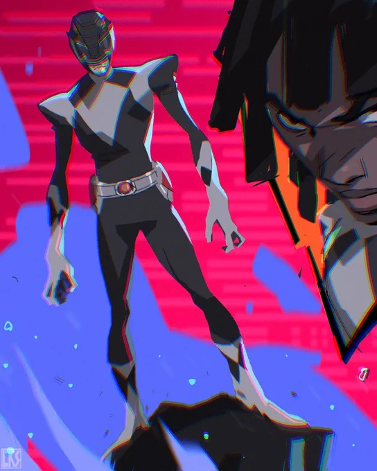 GO GO POWER RANGERS! - #PowerRangers #boomcomics #foxkids #illustration